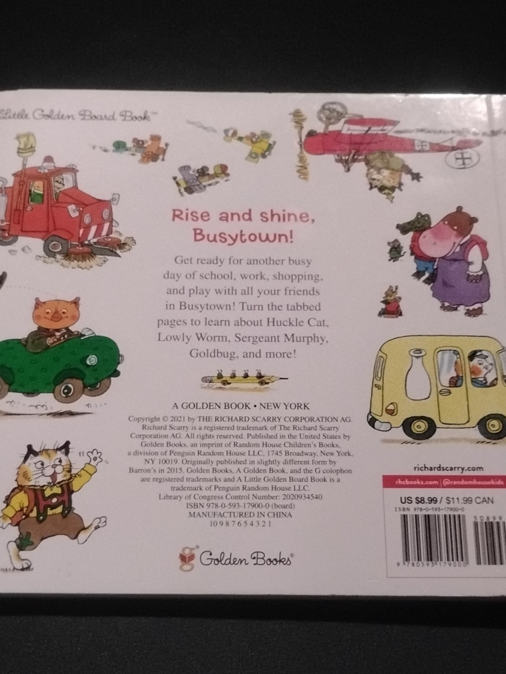 Good Morning, Busytown! Kids Book - Pink, Gray - Picture 3 of 4